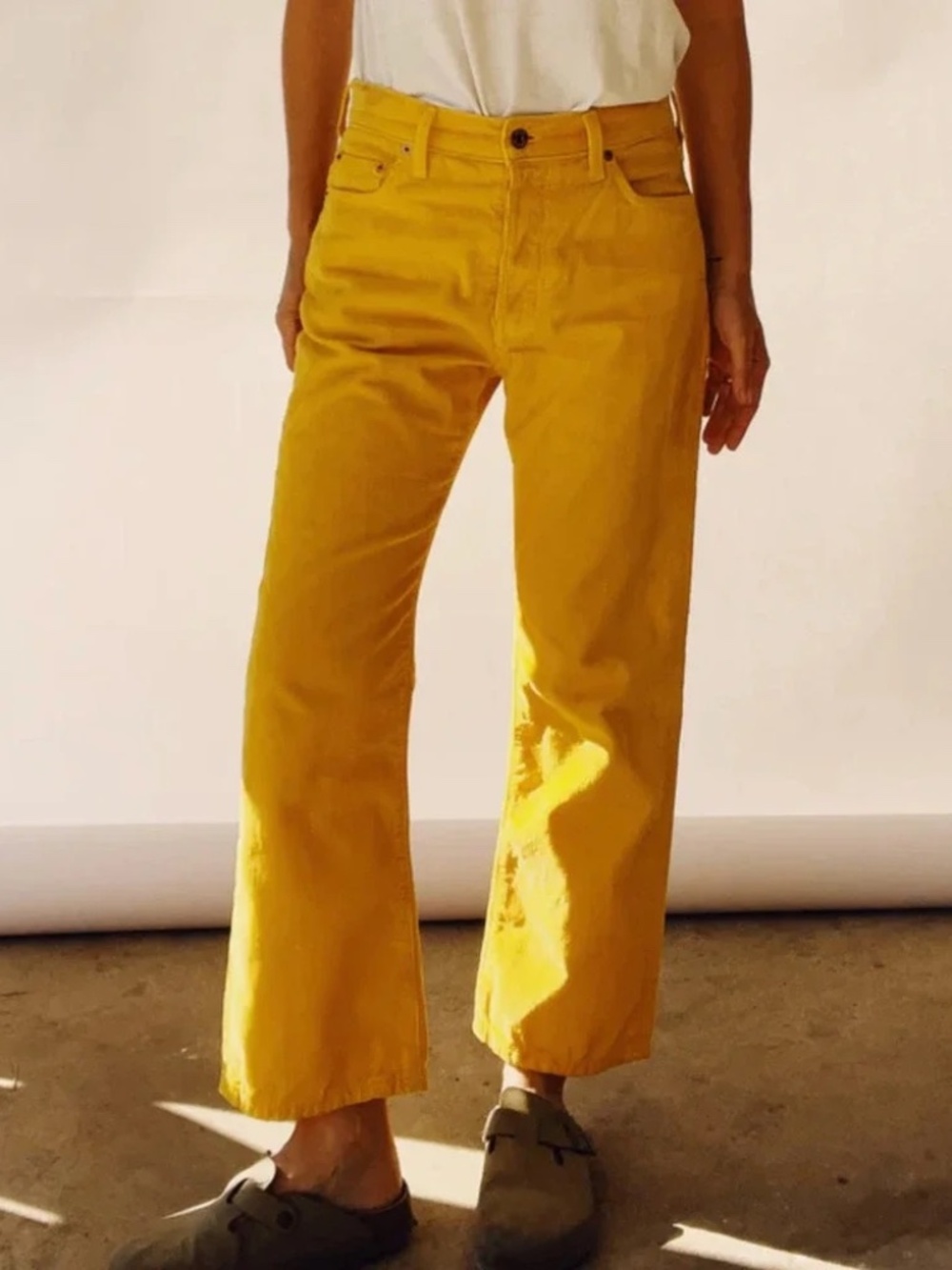 Hey Gang The Corduroy Flare Marigold Pants - Size 26